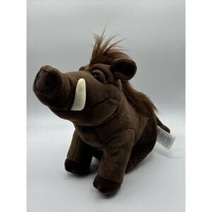 Build-A-Bear Pumbaa Plush Disney The Lion King Toy B.A.B Soft Toy Brown Boar 17"